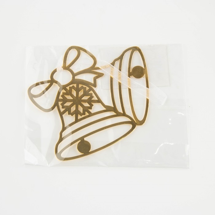 Ёлочная игрушка новогодняя «Колокольчики», на Новый год, 9.8 х 7.9 см. Ёлочная игрушка новогодняя «Колокольчики», на Новый год, 9.8 х 7.9 см.