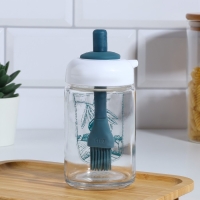 Ёмкость для масла с кисточкой &laquo;Оливки&raquo;, 230 мл