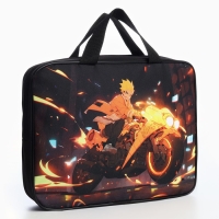 Папка для труда А4 на молнии текстиль 70мм 350 х 270 мал «1 сентября: Аниме мото» Папка для труда А4 на молнии текстиль 70мм 350 х 270 мал «1 сентября: Аниме мото»