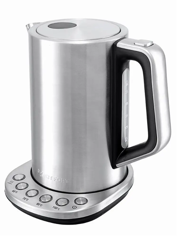 Чайник электрический металлический КТ-621 - 1.7 л Чайник электрический металлический КТ-621 - 1.7 л