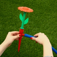 Распылитель-дождеватель, 29 см, пика, штуцер под шланг, пластик, цвет МИКС, &laquo;Цветочек&raquo;, Greengo