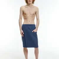 Килт вафельный мужской Onsen, темно-синий, единый размер Килт вафельный мужской Onsen, темно-синий, единый размер