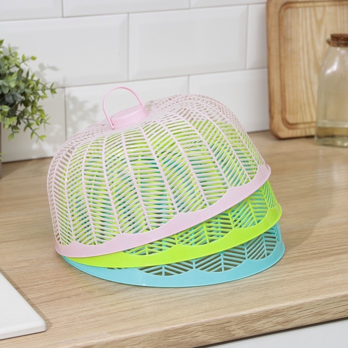 Сетка защитная для еды Доляна, 25,5&times;13,5 см, цвет МИКС