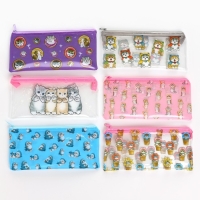 Пенал школьный мягкий плоский 9,5 х 20,5 ПВХ &laquo;1 сентября: Котятки&raquo; МИКС