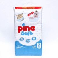 Подгузники детские Pine Soft 2 Mini (3 - 6 kg), 102 шт Подгузники детские Pine Soft 2 Mini (3 - 6 kg), 102 шт