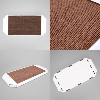 Когтеточка-лежанка из гофрокартона "Пижон", 49 х 23 х 2,5 см