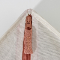 Органайзеры для хранения белья &laquo;Пастель&raquo;, 3 шт, с крышкой, 31,5&times;25&times;10 см, цвет бежевый