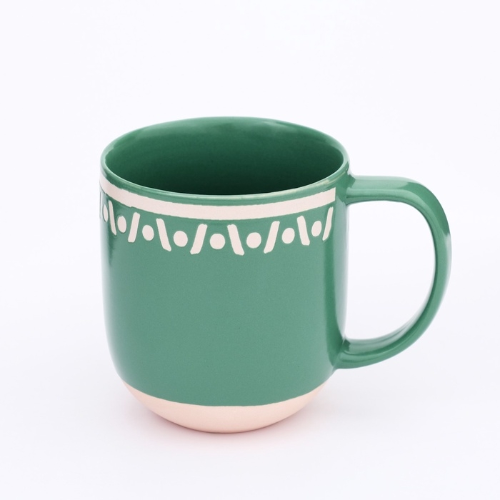 Кружка керамическая &laquo;Орнамент&raquo;, 400 мл