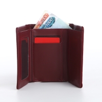 Кошелёк женский на магните, цвет бордовый Кошелёк женский на магните, цвет бордовый