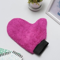 Варежка для уборки Доляна, 22&times;26 см, 40 гр, двухсторонняя, мягкая, микрофибра