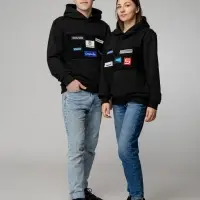 Худи унисекс Patch Catcher, черное, размер XL