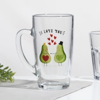 Кружка &laquo;Авокадо&raquo;, 400 мл, рисунок МИКС