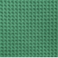 Полотенце вафельное &laquo;Этель&raquo; 70х140 см, цвет зелёный, плотность 240 г/м2