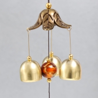 Музыка ветра металл "Солнце" 3 колокольчика 35 см Музыка ветра металл "Солнце" 3 колокольчика 35 см