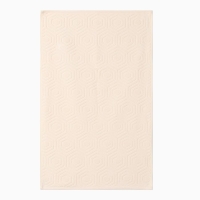 Полотенце махровое &laquo;Ромб&raquo;, цвет ваниль, 70х130 см, хлопок, 450г/м