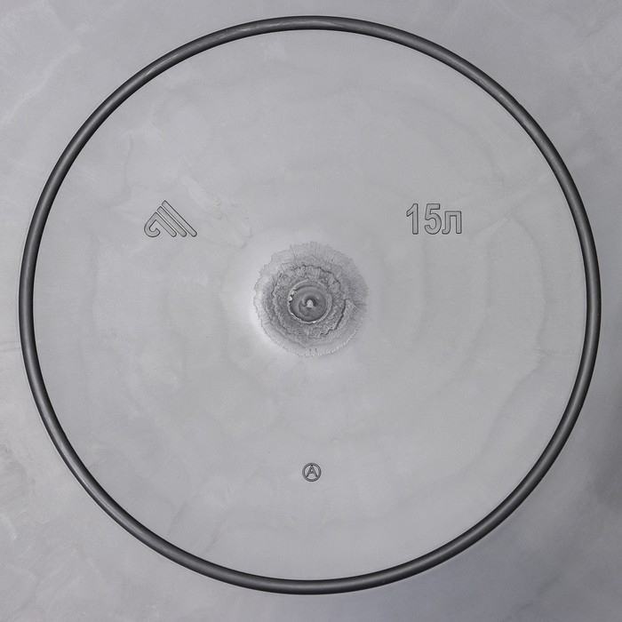 Таз круглый хозяйственный «Эконом», 15 л, цвет МИКС Таз круглый хозяйственный «Эконом», 15 л, цвет МИКС