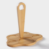 Набор керамический для специй и соусов на бамбуковой подставке BellaTenero, 5 предметов: 2 соусника 200 мл, сахарница 360 мл, солонка 120 мл, перечница 120 мл, цвет белый Набор керамический для специй и соусов на бамбуковой подставке BellaTenero, 5 предметов: 2 соусника 200 мл, сахарница 360 мл, солонка 120 мл, перечница 120 мл, цвет белый