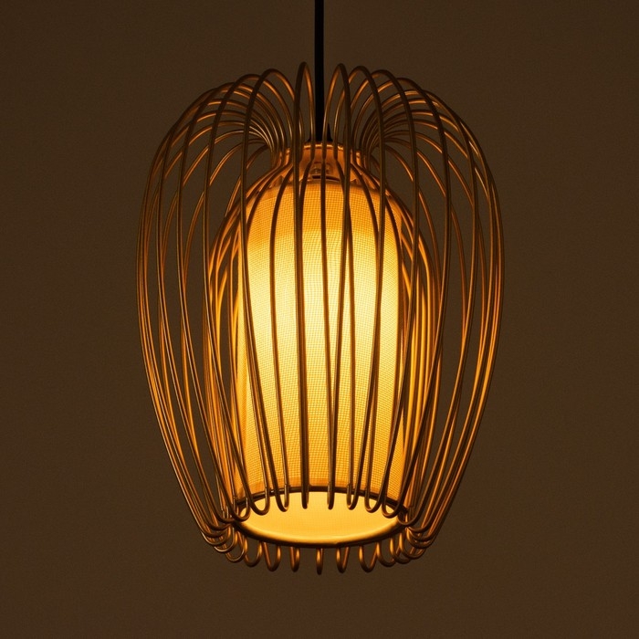 Светильник BayerLux Светильник BayerLux "Медиана" Е27 40Вт золото 21х21х26-126см