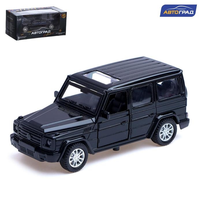 Машина &laquo;Внедорожник&raquo;, инерция, световые и звуковые эффекты, 1:32, цвет чёрный