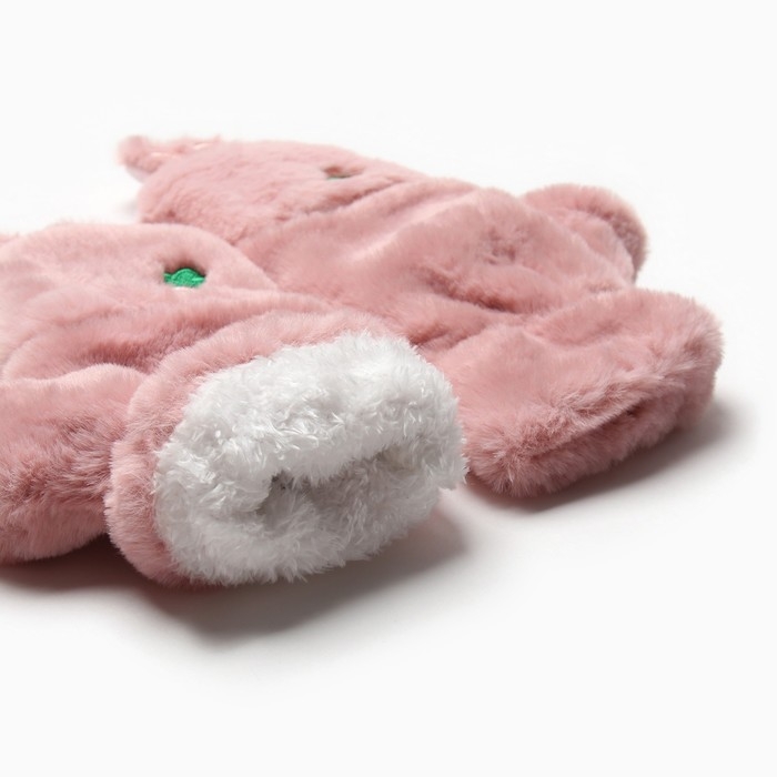 Варежки подростковые MINAKU Зайка 24 см цвет розовый Варежки подростковые MINAKU Зайка 24 см цвет розовый