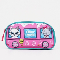 Сумка поясная детская для девочки &laquo;Котята&raquo; 20х11х4см