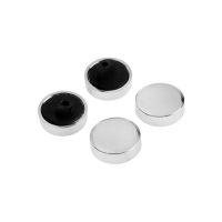 Зеркалодержатель (арт.1189), d=25 мм, без сверления, цвет хром, 4 шт. Зеркалодержатель (арт.1189), d=25 мм, без сверления, цвет хром, 4 шт.