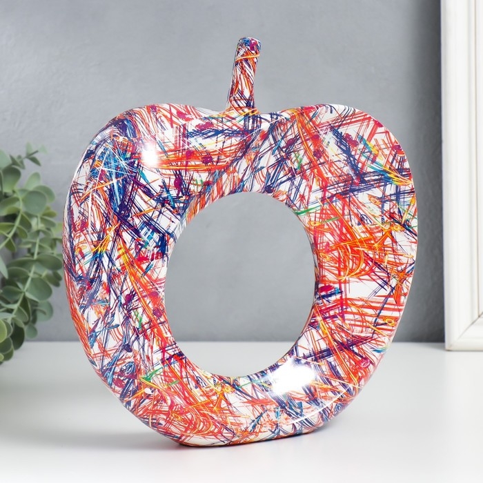 Сувенир полистоун Сувенир полистоун "Яблоко. Цветные карандаши" 6,5х25х26 см