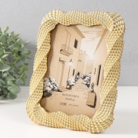 Фоторамка полистоун 13х18 см "Ожерелье" золото 17,7х1,8х23 см