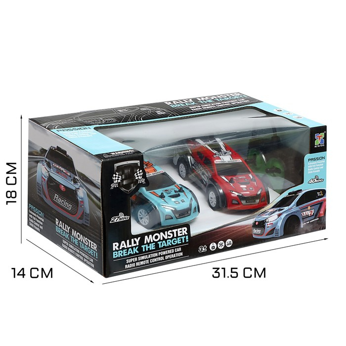 Набор машин радиоуправляемых &laquo;Ралли монстры&raquo;, 2 шт., масштаб 1:26, работают от батареек