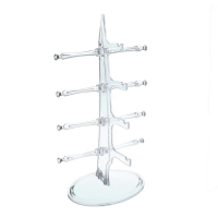 Подставка под очки 4 места, настольная 16&times;18,3&times;30 см, прозрачная