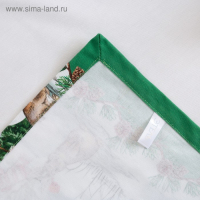 Скатерть новогодняя Этель &laquo;Новогодний лес&raquo; 148х220 см, 100% хл, саржа 190 гр/м2 с ГМВО