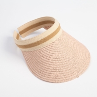 Козырёк плетёный для девочки MINAKU цвет розовый, р-р 50-52 Козырёк плетёный для девочки MINAKU цвет розовый, р-р 50-52