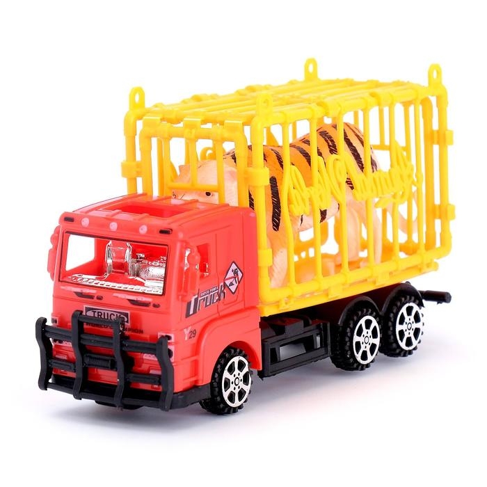 Грузовик инерционный &laquo;Зооперевозчик&raquo;, цвета МИКС