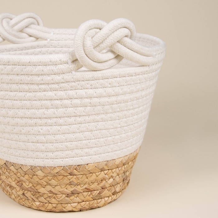 Корзины для хранения ручной работы SL Home, 3 шт: 24&times;21&times;17 см, 30&times;25&times;22 см, 35&times;30&times;27 см