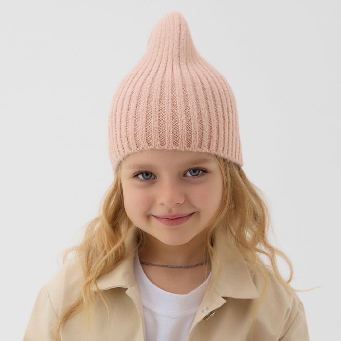 Шапка детская MINAKU р-р 50-52, цвет пудра