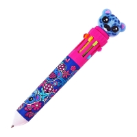 Ручка шариковая автоматическая, 10-ти цветная, штрихкод на штуке, МИКС Котик Ручка шариковая автоматическая, 10-ти цветная, штрихкод на штуке, МИКС Котик