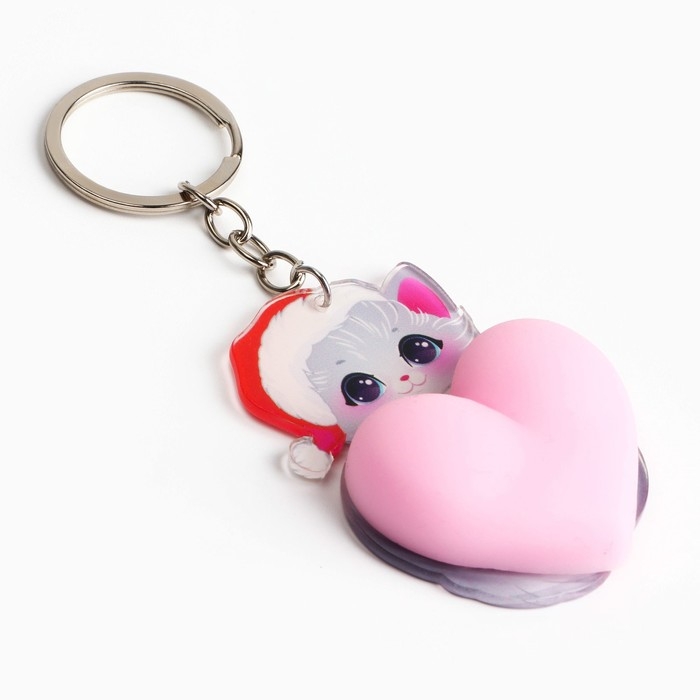 Брелок новогодний, для ключей, мялка «Возьми счастье в свои руки» 4,7 х 12, 5 см Брелок новогодний, для ключей, мялка «Возьми счастье в свои руки» 4,7 х 12, 5 см