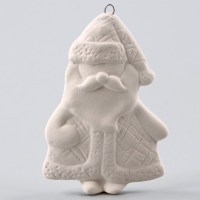 Новый год! Ёлочное украшение под раскраску &laquo;Дед мороз&raquo;, с подвесом