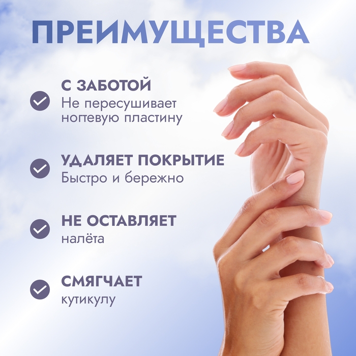 Жидкость для снятия гель лака, 80 мл Жидкость для снятия гель лака, 80 мл