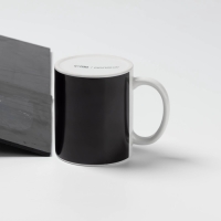 Кружка-хамелеон "Жрешь" 350 мл, белая Кружка-хамелеон "Жрешь" 350 мл, белая