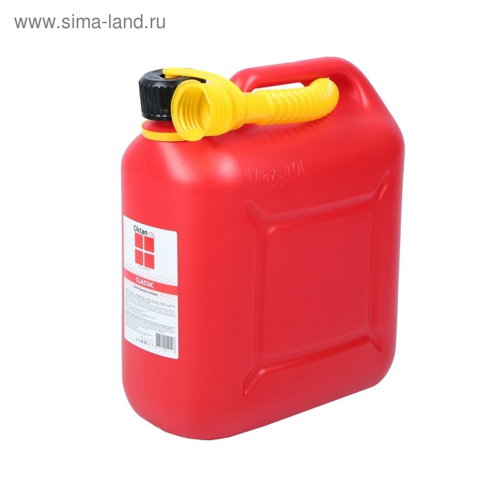 Канистра ГСМ Oktan CLASSIK, 10 л, пластиковая, красная Канистра ГСМ Oktan CLASSIK, 10 л, пластиковая, красная