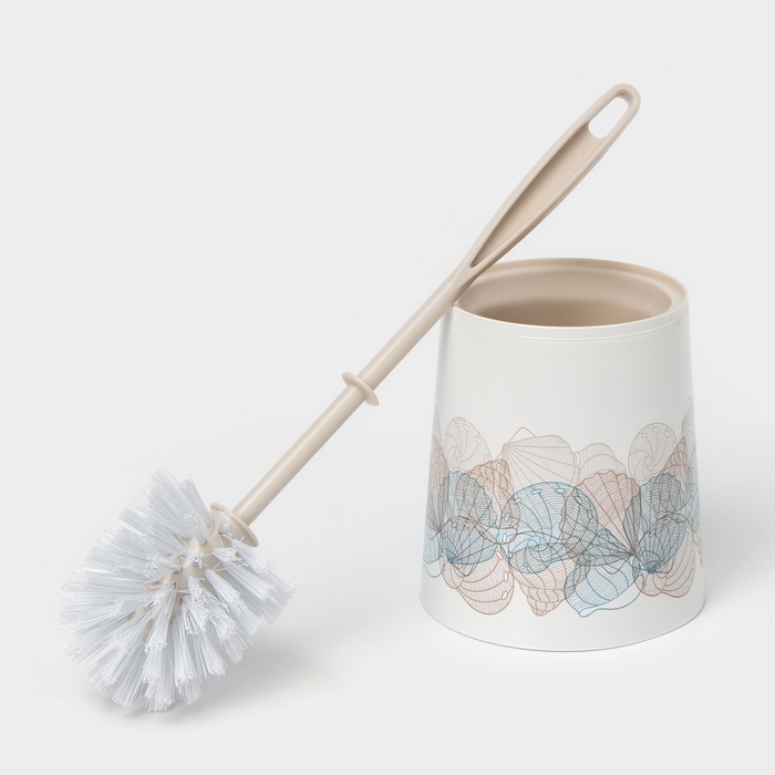 Ёршик для унитаза с подставкой «Ракушки», 12×12×36 см Ёршик для унитаза с подставкой «Ракушки», 12×12×36 см