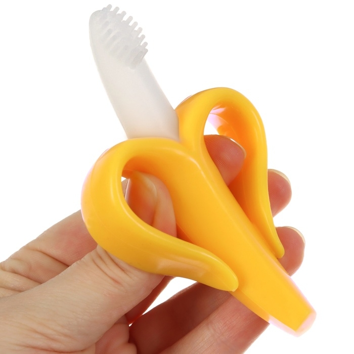 Прорезыватель силиконовый «Банан», Крошка Я Прорезыватель силиконовый «Банан», Крошка Я