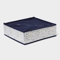 Органайзер для хранения белья Доляна «Мармелад», 24 ячейки, 30×30×10 см, цвет белый Органайзер для хранения белья Доляна «Мармелад», 24 ячейки, 30×30×10 см, цвет белый