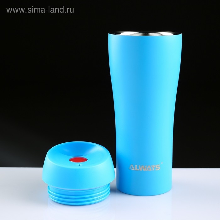 Термокружка, 450 мл, City Always, сохраняет тепло 8 ч, 21 х 7.5 см, микс