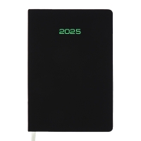 Ежедневник датированный 2025 года, deVENTE. Flag, A5 168 листов, deVENTE. Duo, твердая обложка кожзам с поролоном, шелкография, перфорация, ляссе, блок 70 г/м2