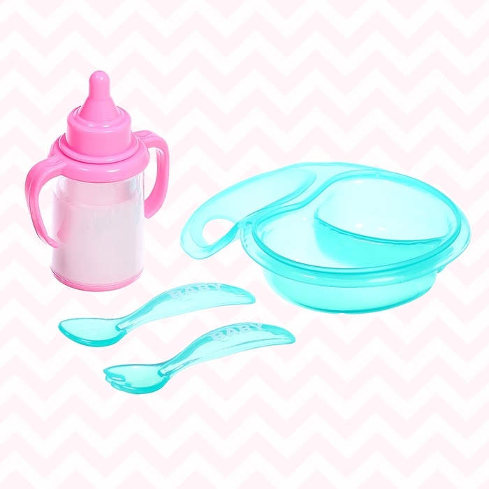 Набор аксессуаров для пупса с бутылочкой, МИКС