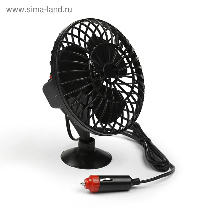 Вентилятор салона TORSO, 12 В, провод 1.2 м, чёрный Вентилятор салона TORSO, 12 В, провод 1.2 м, чёрный