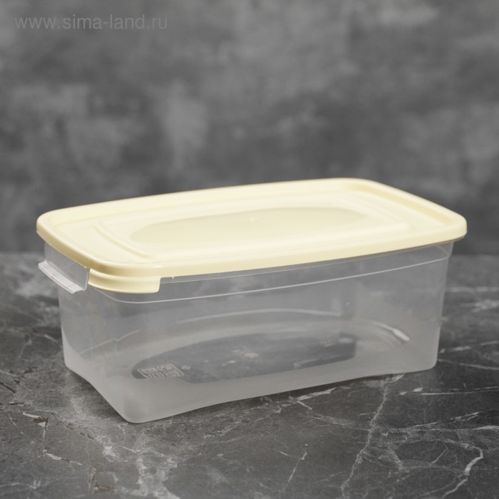 Контейнер для продуктов &laquo;Каскад&raquo;, 1 л, прозрачный, крышка микс