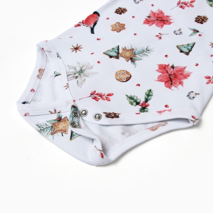 Боди детское MINAKU "Winter", цвет белый, рост 86-92 см